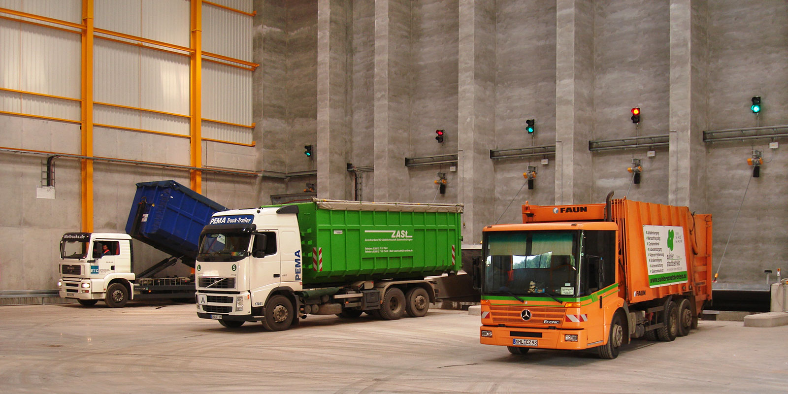 RABA Südwestthüringen: Anlieferung am Abfallbunker