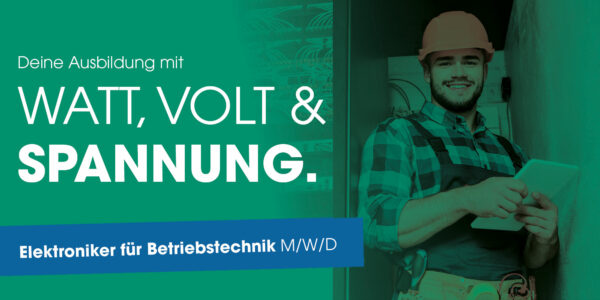 ZASt Ausbildungsangebot: Elektroniker für Betriebstechnik (Titelbild)